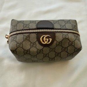 Gucci GG Cosmetic Pouch (Authentic) NWOT